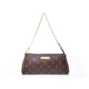 Louis Vuitton Monogram Eva Brown Leather Bag Strap